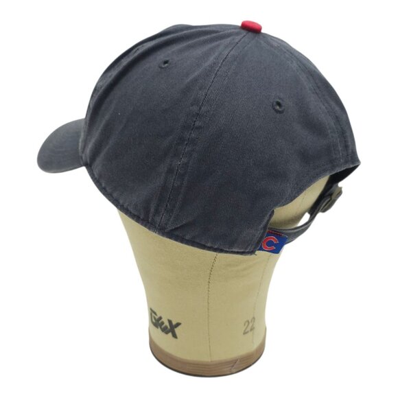 47 Brand Wrigley Field Chicago Cubs Patch Strapback Cap Trucker MLB Baseball Hat - Picture 11 of 14